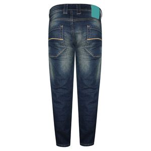 Jean pour homme coupe droite noir en denim slim, le plus vendu, décontracté et original - Product Image 6