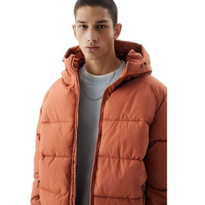 OEM Men's Winter Puffer Jacket High Quality Lightweight Thermal <b>Padded</b> with Stand Hooded Collar Windproof and Water Resistant - Product Image 6