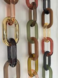 Modern Abstract Resin Link Chain Decorative Wall Art for Luxury Interiors - Product Image 4