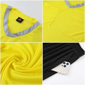 Wholesale Custom Men's Plus Size Football <b>Referee</b> Jerseys Anti-Bacterial Quick Dry Breathable Soccer <b>Referee</b> Uniform Sets - Product Image 4