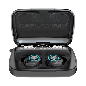Auricolari Wireless TWS <span class=keywords><strong>M17</strong></span> BT 5.1 cuffie HiFi 2000mAh Power Bank auricolari cuffie IPX7 impermeabili con torcia - Product Image 1
