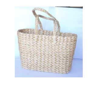Handwoven Banana Bark <b>Storage</b> <b>Basket</b> with Handle Large <b>Rectangular</b> Utility Tote Natural Fiber Organizer Eco Home Carrier Bags - Product Image 4
