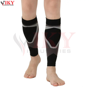 1 Pair High Elasticity <b>Compression</b> Leg <b>Socks</b> Breathable, Lightweight Fit For <b>Running</b>, Gym & Sports <b>Compression</b> Calf Sleeves - Product Image 2