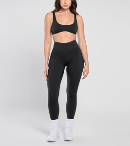 Ropa Deportiva Femenina de Alta Calidad, Leggings de Yoga de Cintura Alta con Efecto Segunda Piel, Conjunto de Leggings y Sujetador Deportivo para Gimnasio y Fitness - Product Image 6