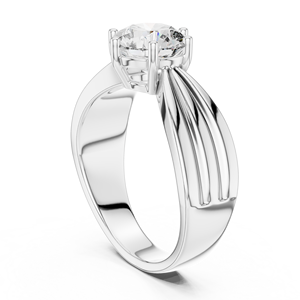 Luxury 925 Sterling Silver Emerald Cut Moissanite <b>Diamond</b> <b>Ring</b> Factory Wholesale Custom Jewelry Manufacturer - Product Image 3