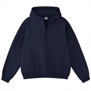 Veste polaire zippée pour homme 400 g/m² en coton et polyester épais, personnalisable avec logo, pour l'hiver – Pakistan Micah Corp Co - Product Image 1