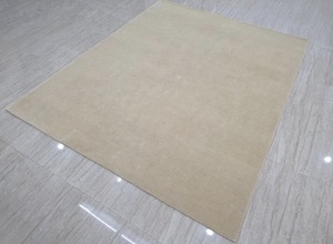 พรมขนฟูสีเบจอ่อน – พรมขนนุ่มสไตล์โมเดิร์นมินิมอลสำหรับห้องนั่งเล่น ห้องนอน และตกแต่งบ้าน - Product Image 4