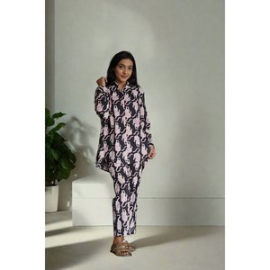 Conjunto de 2 Piezas de Pijama Tigre Durmiente Negro XS - Product Image 4