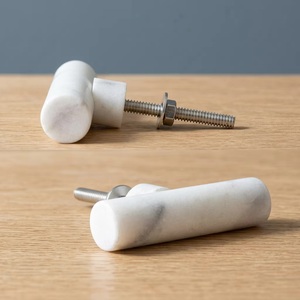 Poignée en pierre de marbre naturel, design moderne, polyvalente pour meubles, armoires, tiroirs, penderies, cuisines, chambres, salles de bain et extérieur - Product Image 3