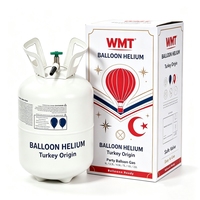 Cilindro de Gas Helio para Inflar Globos, Listo para Usar, Tanque de He