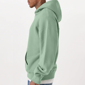 Sweat à capuche en polaire polyester/coton pour homme Clush Industries - Respirant, séchage rapide, tissu personnalisé, coupe régulière, décontracté - Product Image 2