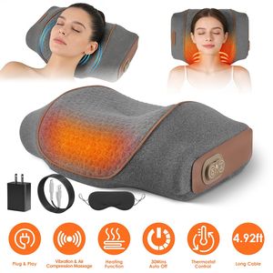 Cuscino Massaggiante Ergonomico 3-in-1 in Memory Foam con Vibrazione, Compressione d'Aria e Terapia del Calore per il Comfort delle Spalle - Product Image 2