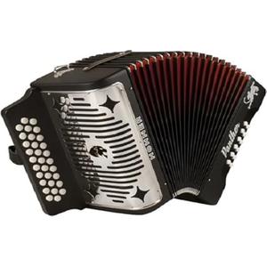 Acordeón Diatónico Auténtico Nuevo 3500FB II de 88 Teclas con 31 Botones, Correa y Bolsa Negra - Product Image 3