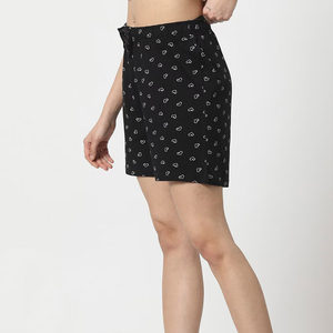 Shorts de détente pour femmes imprimés sur mesure, en coton doux, avec cordon de serrage, taille élastique, shorts décontractés, vêtements de plage, haute qualité OEM - Product Image 4