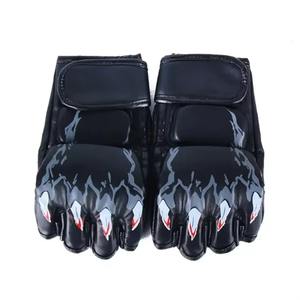 Guantes de MMA de Medio Dedo, de Cuero Transpirable, que Absorben la Humedad, con Logotipo Personalizado, Todas las Tallas, Hechos en Pakistán, Alta Calidad, OEM, ODM, Venta al Por Mayor - Product Image 6