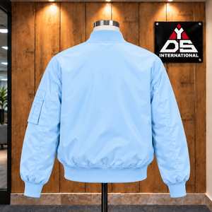 <b>Women</b> Full Sleeve Zipper <b>Bomber</b> <b>Jacket</b> <b>Lightweight</b> Windbreaker Casual Outerwear Ribbed Bottom Front Logo Windproof Autumn Casual - Product Image 2
