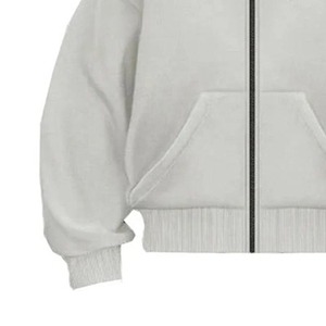 Sweat à capuche personnalisé pour homme, style Ninja masqué, en coton épais, patchwork, double capuche, zippé, cagoule, effet délavé à l'acide - Product Image 5