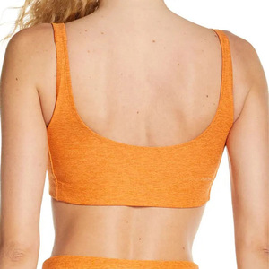 Sujetador deportivo sin aros para mujer, sujetador deportivo elástico y suave para yoga, correr y uso diario - Product Image 3