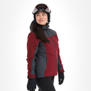Veste polaire softshell pour femme, idéale pour les activités hivernales en extérieur, respirante et à motif tissé, parfaite pour la pêche et la randonnée. - Product Image 2