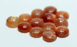 Piedra Preciosa Suelta de Sunstone Azul Fuego, Forma Redonda, Cabujón Pulido con Juego de Color, AMAN GEMS, Lote al por Mayor para Joyería, Regalo para Ella - Product Image 3