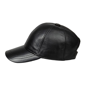 Casquette de baseball en cuir durable pour l'extérieur, vente en gros, design personnalisé, fermeture sécurisée, protection solaire, voyage, unisexe, adulte - Product Image 4
