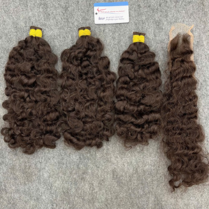 Cabello Humano Virgen de la Mejor Calidad 2026: Cabello Birmano Marrón a Granel y Cierre de Encaje, Cabello Vietnamita Suave y Liso, Cabello Filipino Virgen para Proveedores - Product Image 4