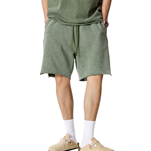 Men Shorts Casual Men Mesh Shorts Pockets <b>Elasticated</b> Waistband 100% Polyester Mesh Fabric for Comfort Athletic Style Top Trend - Product Image 1