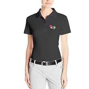Camiseta Polo de Estilo Urbano para Mujer, Holgada, con Hombros Caídos, Bordado Personalizado, Suave y Transpirable, para Uso Diario - Product Image 3