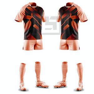 เสื้อฟุตบอลอเมริกันคุณภาพสูง JAMEZ SPORTS ปักลาย 3 มิติ ปักชื่อทีมได้ตามต้องการ ผลิตจากโพลีเอสเตอร์ 100% กันลม คอวี แขนสั้น - Product Image 3