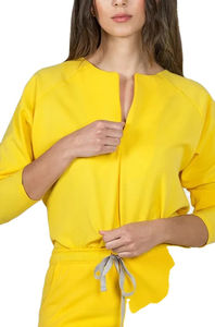 Uniformes Médicos de Manga Corta para Enfermeras, Uniformes de Hospital, Traje de Enfermera de Manga Larga, Nuevo Conjunto Elástico para Mujer - Product Image 6