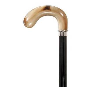 Canne de marche en corne de buffle faite à la main avec poignée en corne de buffle, canne de luxe vintage en corne de buffle - Product Image 1