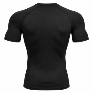 Rashguard à manches longues pour homme Free Fight Industry, noir, séchage rapide, respirant, écologique, UPF50+, antibactérien, entraînement MMA BJJ - Product Image 2