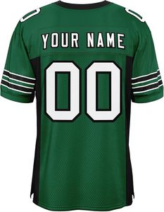 เสื้อฟุตบอลอเมริกันทีมสโมสร ผ้าอินเตอร์ล็อค พิมพ์ลายแบบ Dye Sublimation ชื่อและหมายเลขผู้เล่นตามสั่ง ผู้ผลิตชุดยูนิฟอร์มที่ทนทาน - Product Image 4