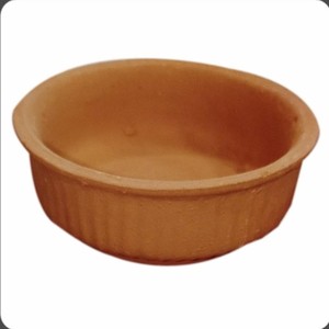 Tazón Desechable de Terracota Ecológico, Biodegradable y Duradero para Fiestas y Comida para Llevar, Resistente al Agua, Aceite y Arroz, Hecho en India - Product Image 1