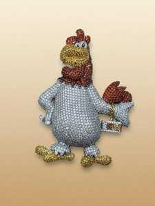 จี้รูปการ์ตูนเงินแท้ 925 ประดับเพชรโมอิสซาไนต์ VVS หรูหรา ชุบทอง 18K ได้รับการรับรองจาก GCI IDGL เครื่องประดับคุณภาพสูง - Product Image 6