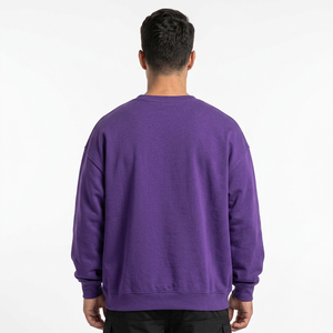 Sweat à capuche décontracté pour homme, nouvelle mode, 300G, coupe droite, épaules tombantes, col montant, pull ample imprimé, style automne, en polaire - Product Image 2
