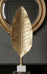 Objet décoratif élégant en forme de feuille, moderne et luxueux, en aluminium, pour la maison, design unique pour table, idéal pour mariage, produit très vendu - Product Image 4