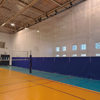 Rideau de séparation personnalisé, rideau de séparation électrique, rideau de séparation pour installations sportives, rideau de séparation suspendu en maille pour terrains