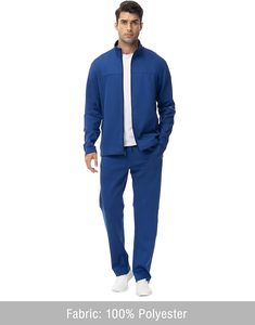 Men's Tracksuits Sweatsuits for Men Sweat Track Suits 2 Piece Casual <b>Athletic</b> Jogging Outfits Full Zip Sets - Product Image 3