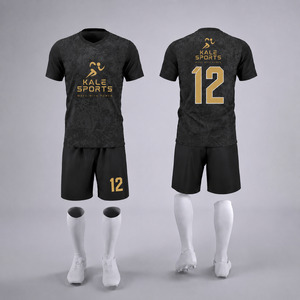 Uniforme de Fútbol Sublimado Personalizado en Oferta, Conjunto Completo, Nuevo Diseño, 100% Poliéster, Ropa Deportiva Transpirable para Toda Temporada - Product Image 2