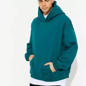 Sudadera con Capucha Unisex Extra Grande, Color Sólido, Forro Polar, Informal, para Invierno, con Bolsillo Delantero, Corte Holgado, 100% Algodón, Anti-Pilling - Product Image 1