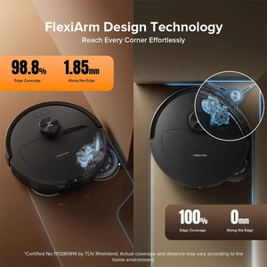 Pour Qrevo Master : Balai <span class=keywords><strong>robot</strong></span> électrique sans fil et serpillière avec nettoyage humide/sec pour usage hôtelier - Product Image 2