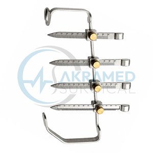 เครื่องวัดจมูกแบบโปรเจคโตมิเตอร์ของเดวิส ทำจากสแตนเลส ได้รับการรับรองมาตรฐาน CE ใช้สำหรับศัลยกรรมตกแต่ง สามารถนำกลับมาใช้ซ้ำได้ - Product Image 4