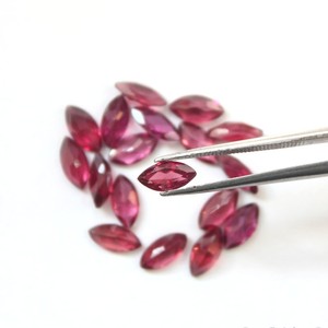4x8mm Natural Garnet Marquise Cut Faceted Loose Gemstone High Quality Calibrated Garnet <b>Stone</b> <b>Beads</b> For Jewelry Making Wholesale - Product Image 2