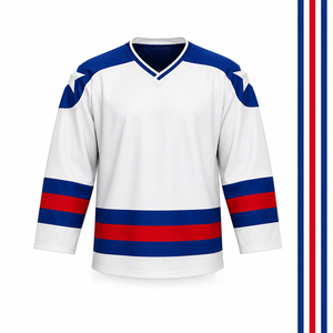 Nouveau Maillot de Hockey 2026 Respirant Impression Numérique Personnalisée Blocs de Couleurs Logo d'Équipe Homme Hockey sur Glace 100% Polyester - Product Image 3