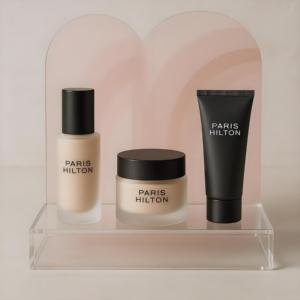 Présentoir de beauté de maquillage de parfum de partie supérieure du comptoir de vitrine de cosmétiques acrylique pour l'affichage de magasin de détail - Product Image 3