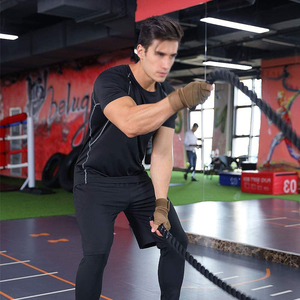 Gants de musculation antichoc avec rembourrage en gel, gants de musculation pour la musculation et l'haltérophilie, gants de sport avec support de poignet en néoprène, antidérapants - Product Image 5