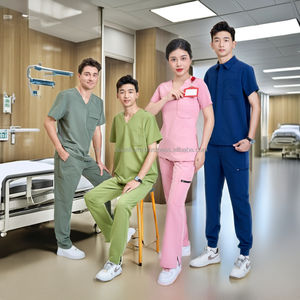 ชุดยูนิฟอร์มพยาบาลไซส์ใหญ่แบบขายส่ง ชุดจั๊มสูทพยาบาลแขนยาว ชุดแพทย์แฟชั่นสั่งทำพิเศษ - MOQ ต่ำ - รับผลิตแบบ OEM/ODM - Product Image 1