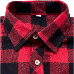 เสื้อเชิ้ตผู้ชายแขนยาวทรงปกติ ลายสก็อต ผ้าแฟลนเนล สวมใส่สบายๆ สำหรับทุกวันและกิจกรรมกลางแจ้ง - Product Image 6