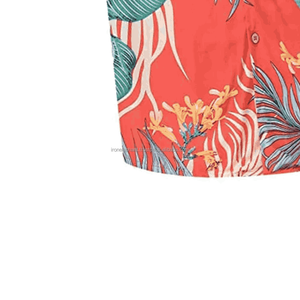 Directo de fábrica personalizado 100% algodón Hawaiano hombres camisa ecológica transpirable playa nuevo diseño suave hilo teñido de una sola pieza - Product Image 2